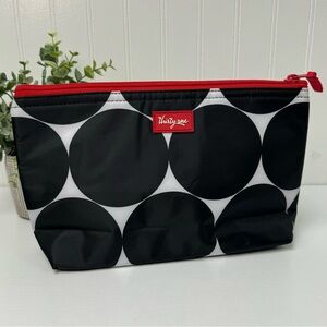 Thirty-One Black Polka Dot Thermal Bag